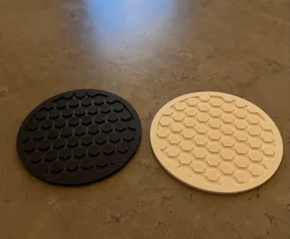 Honeycomb coaster