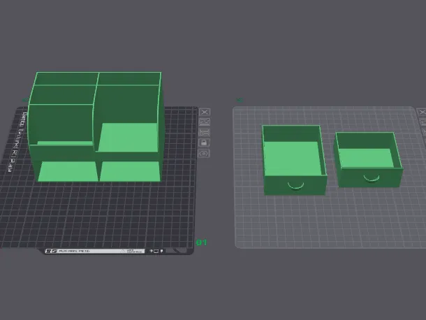 Desk Organiser with Drawers