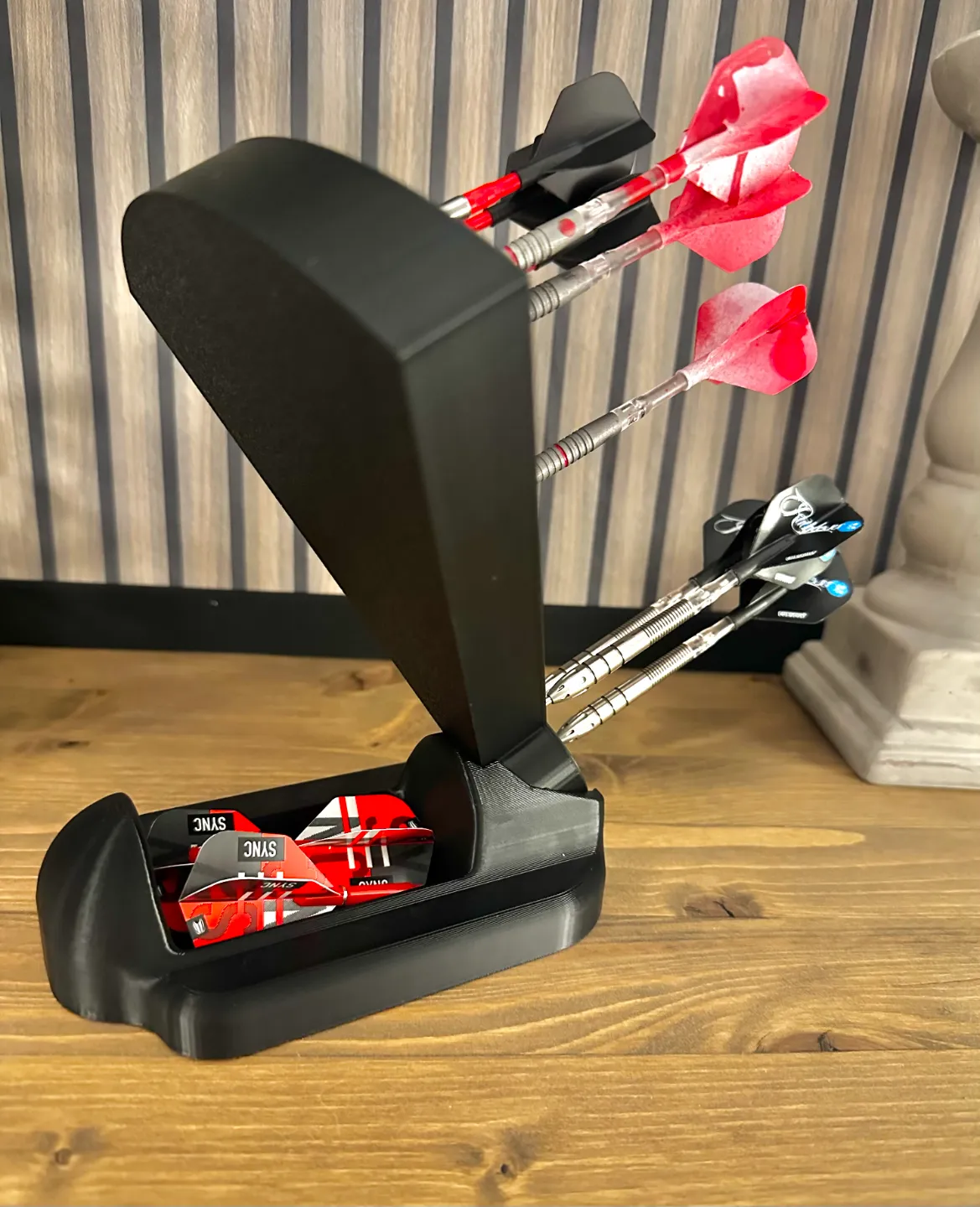 Dartpfeilhalter Dartboard optik ständer Darts view 3