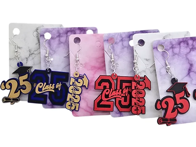 2025 Graduation Earrings