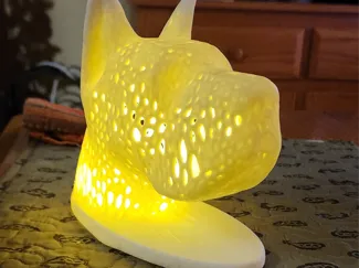 Great Dane Tea Light Voronoi