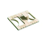 0.2mm layer, 2 walls, 15% infill, Support needed
