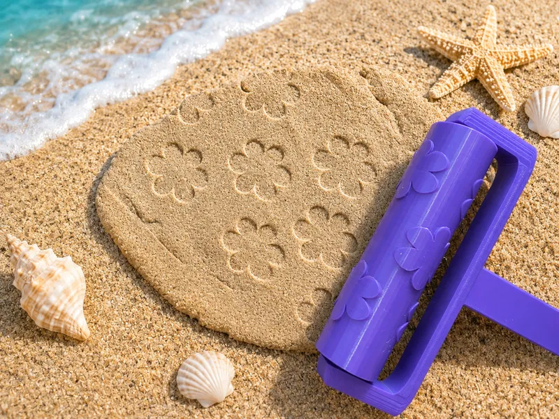 Flower Sand and Playdoh Roller