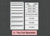 4 - Tiny Cell Specialist   (more variants of AG&LR cells)