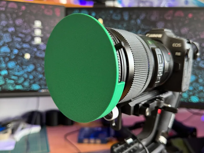 3D-gedruckter Objektivdeckel für UV-Filter (82 mm)
