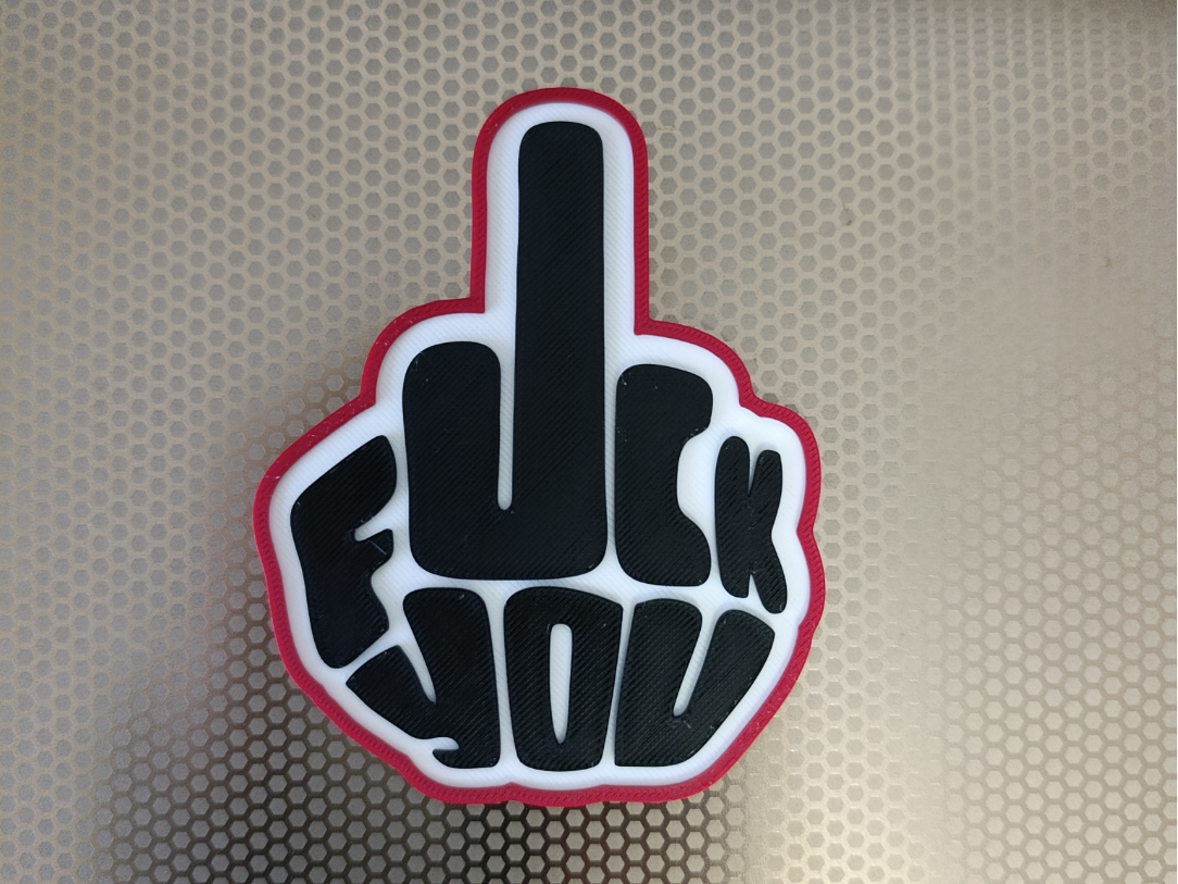 Déco 3D Fuck You