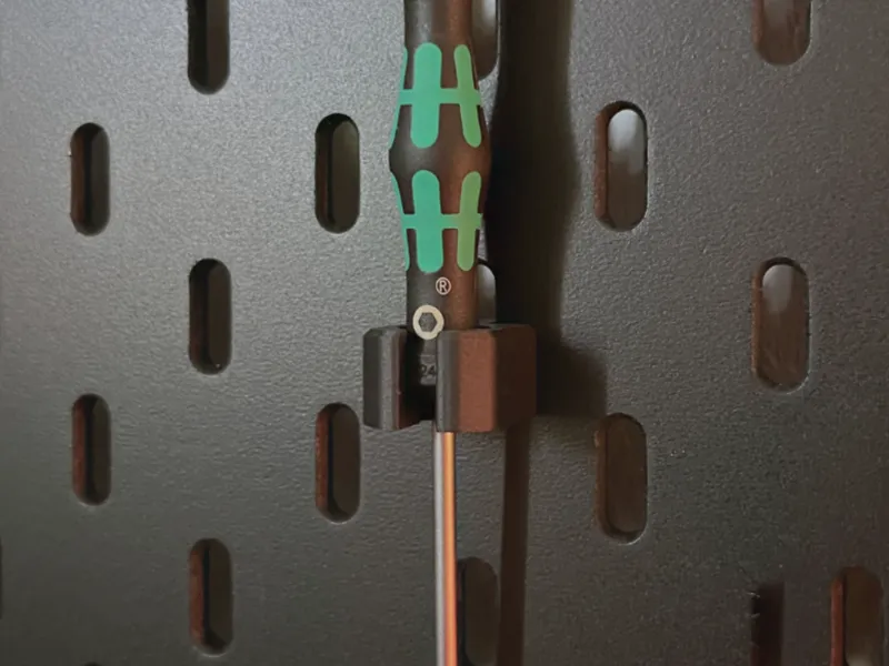 IKEA SKADIS mount for Wera Hex Screwdriver