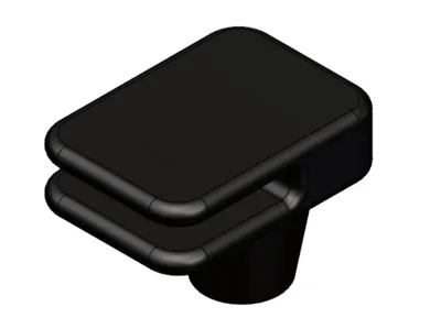 Foot for stove top plates