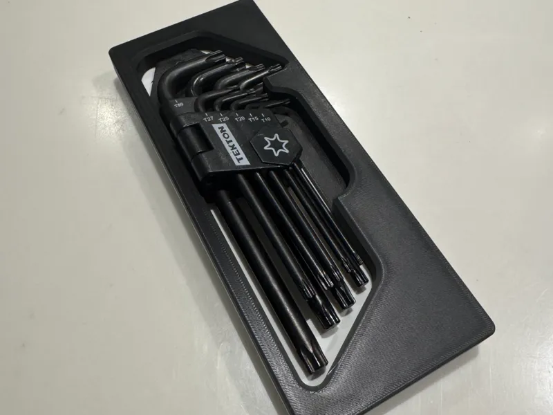 Gridfinity Tekton Torx Driver Set Tray
