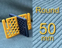 50mm hoch, Runde Ecken, 0.2mm layer, 6 walls, 20% infill