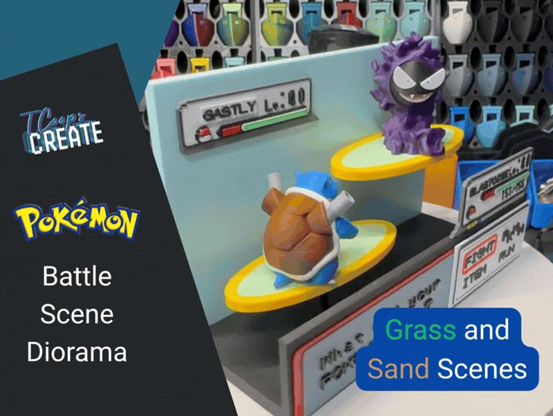 Pokémon Battle Scene Diorama | Make It Yours
