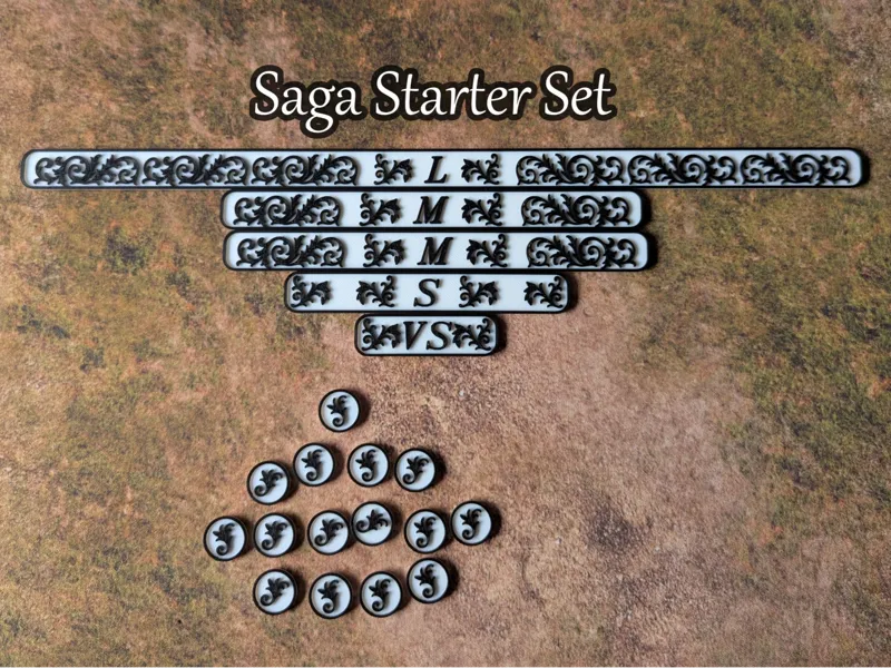 Saga Wargame Starter Set - Template Move & Fatigue