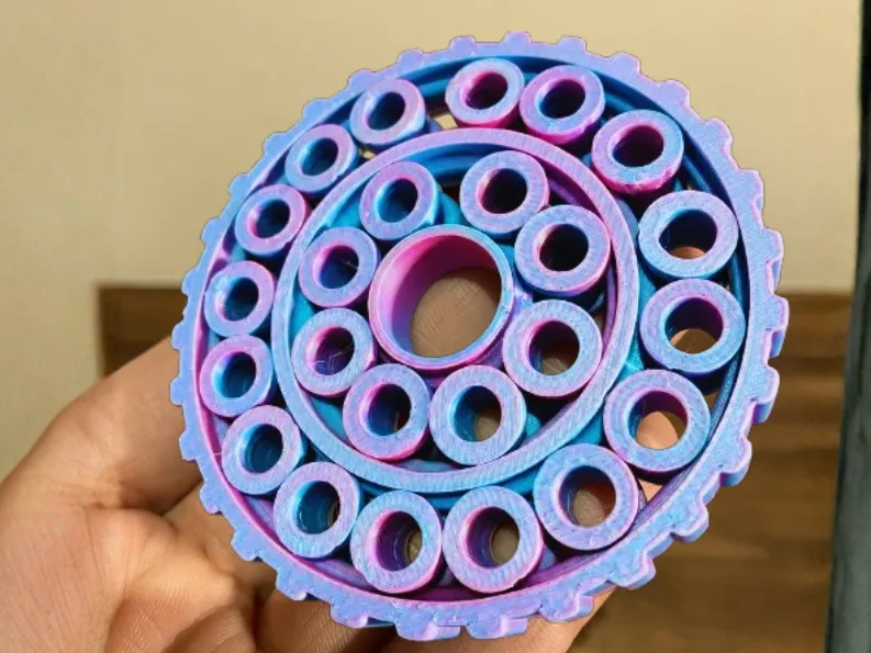 Double Bearing Fidget (Print in Place)