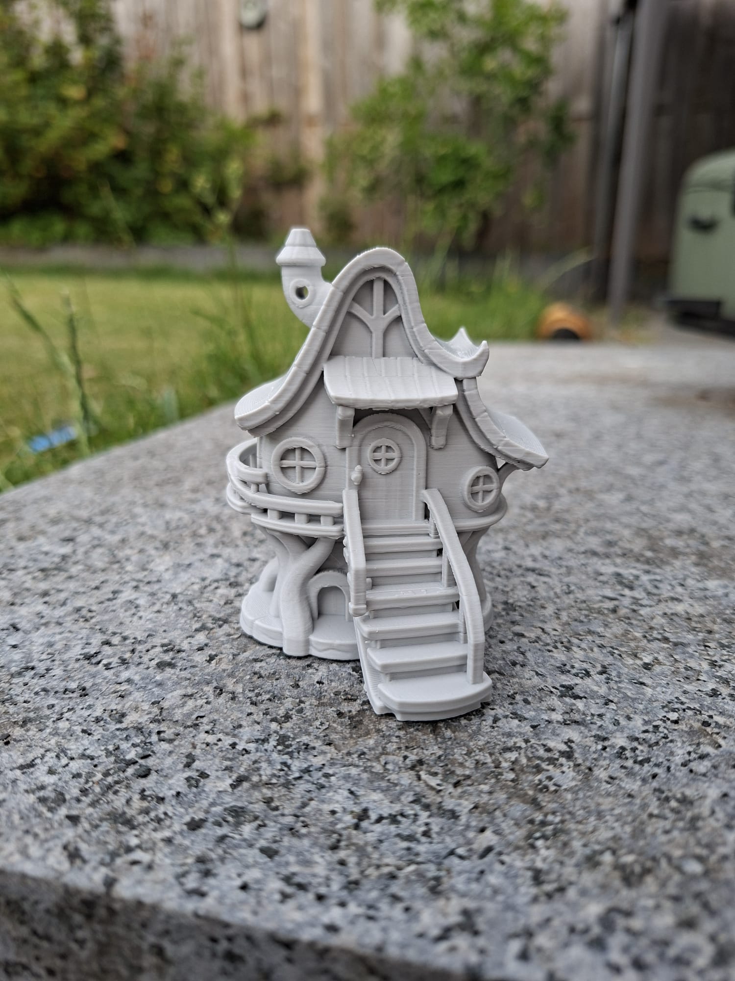 Enchanted Fairy Cottage / Treehouse - Free 3D Print Model - MakerWorld