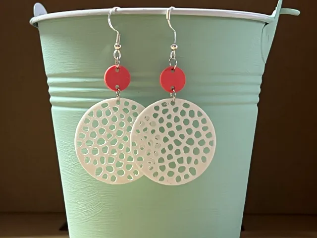 Voronoi earrings