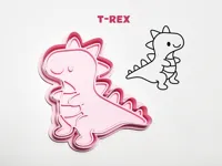 Emporte-pièce et tampon T-Rex — photo 1