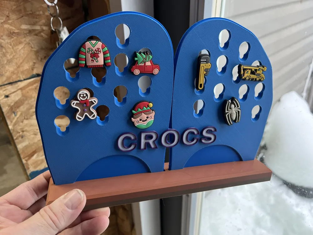 Crocs Jibbitz Charm Display / Storage - Free 3D Print Model - MakerWorld