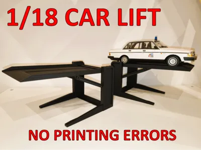 1/18 Car Lift - NO PRINTING ERRORS