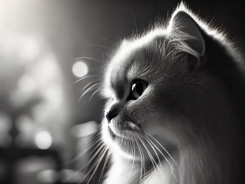 Persian Cat Hueforge Decor