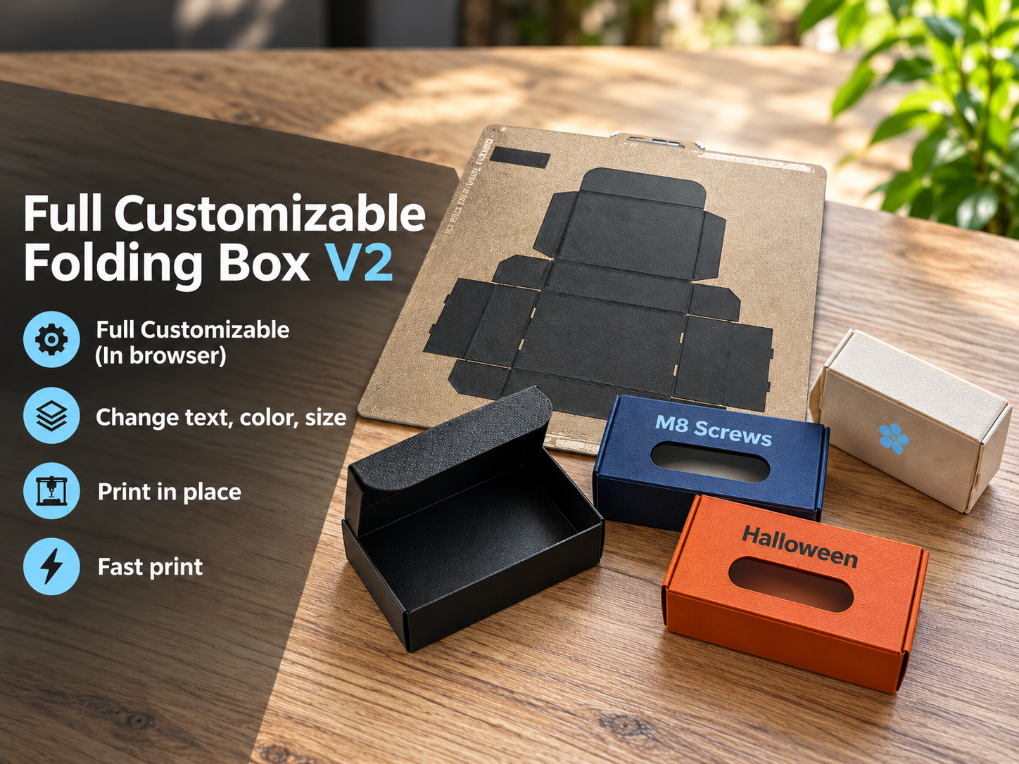 Full Customize Folding box V2 - 1