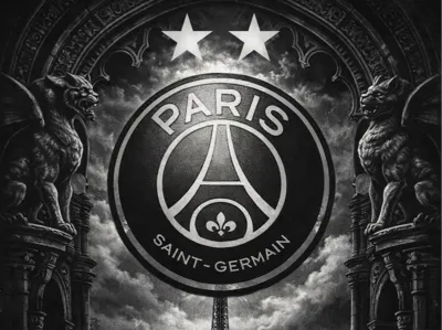 3D Plaque - PSG Champions League 2026-2 star