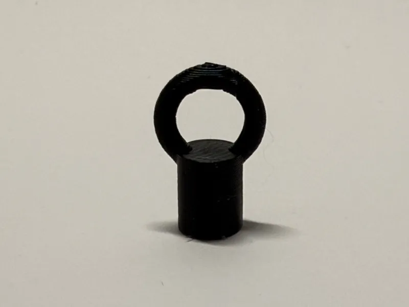 7.4 mm hole plug to loop