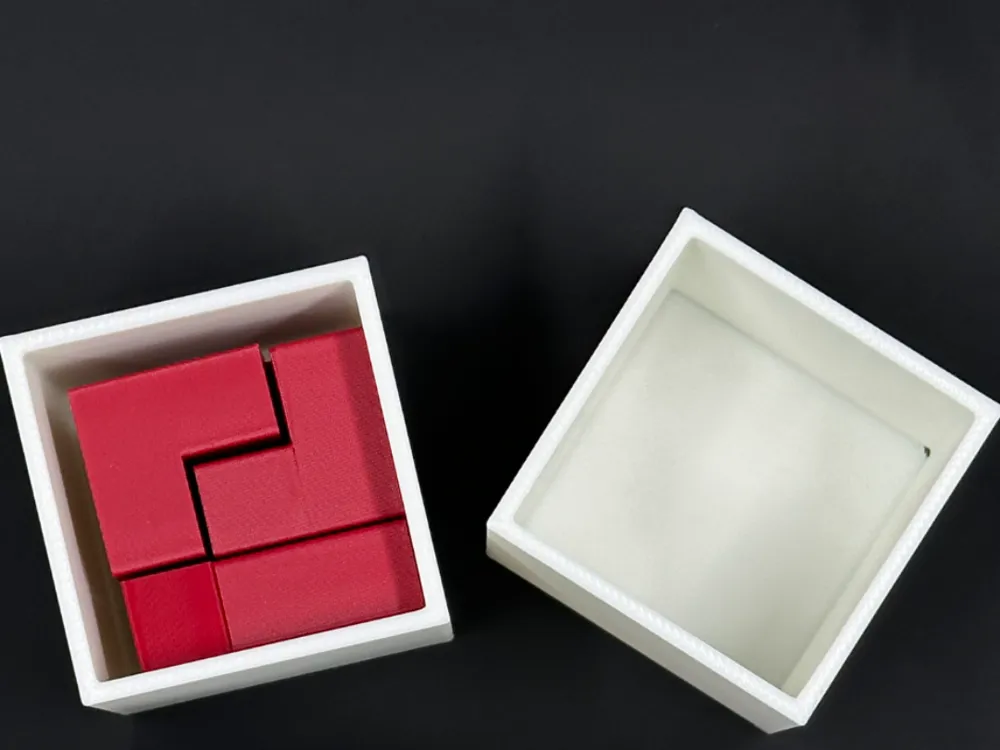 Puzzle Cube Container - Free 3D Print Model - MakerWorld