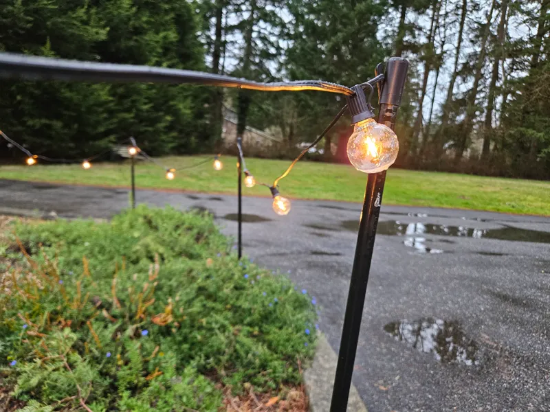 The Ultimate 1/2" EMT Conduit String Light Hanger