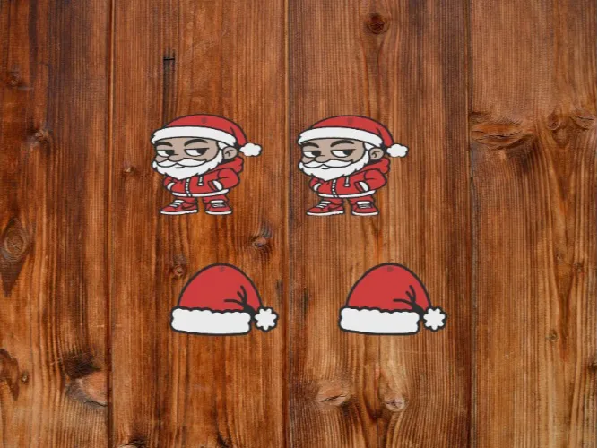 Urban Santa Earrings