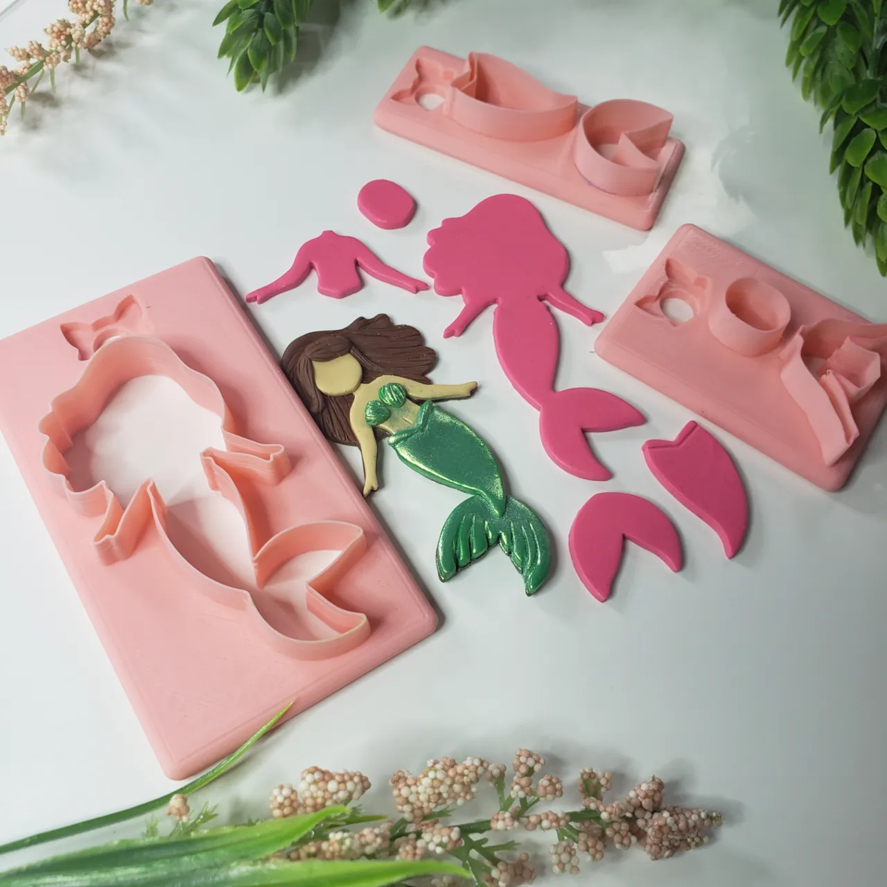 Make a Mermaid Polymer Clay Earring Cutter Set view 3