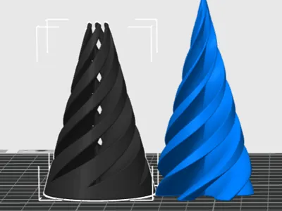 spiral cone fidget