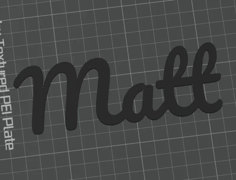 Nameplate - Matt
