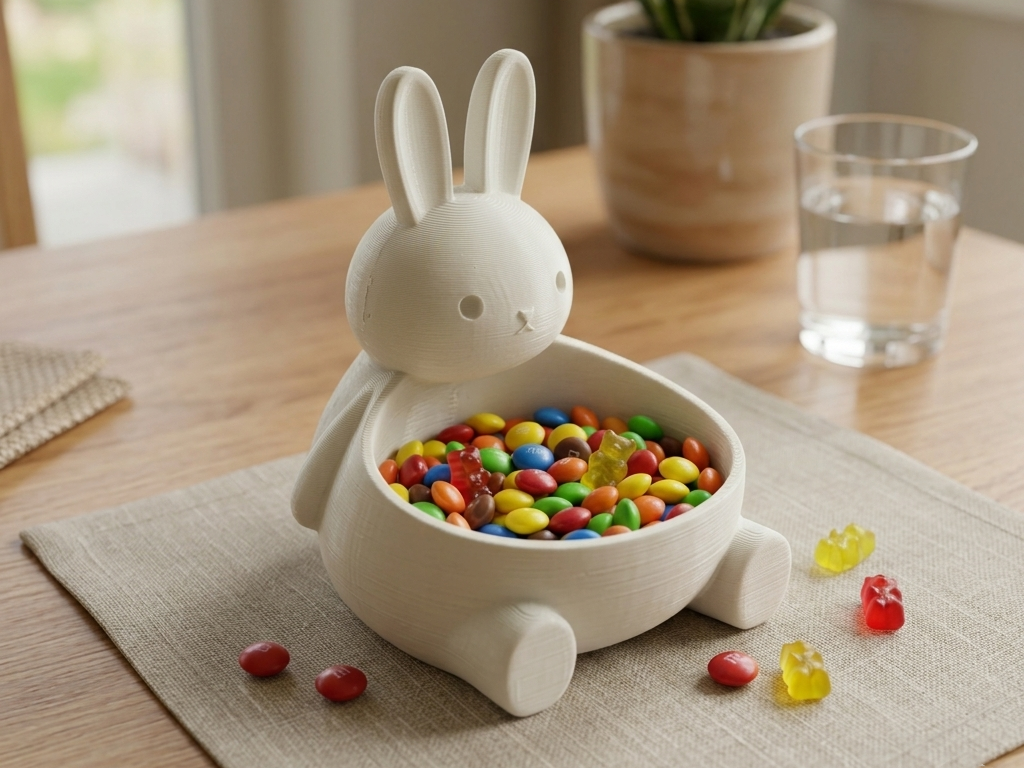 Cute Easter Bunny Bowl