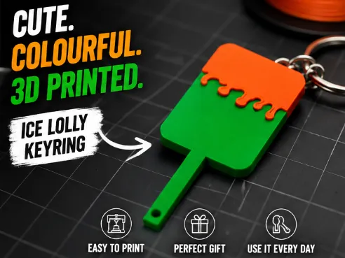 Drippy Popsicle Keychain