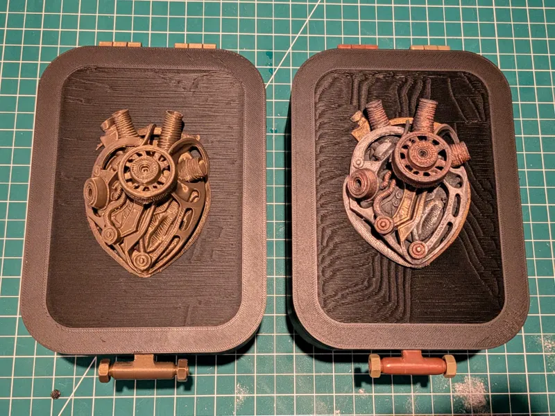 Goth steampunk watch jewelry box
