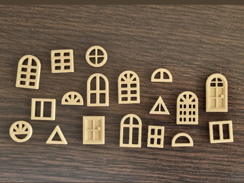 Small doors, windows for h.m. Christmas decoration