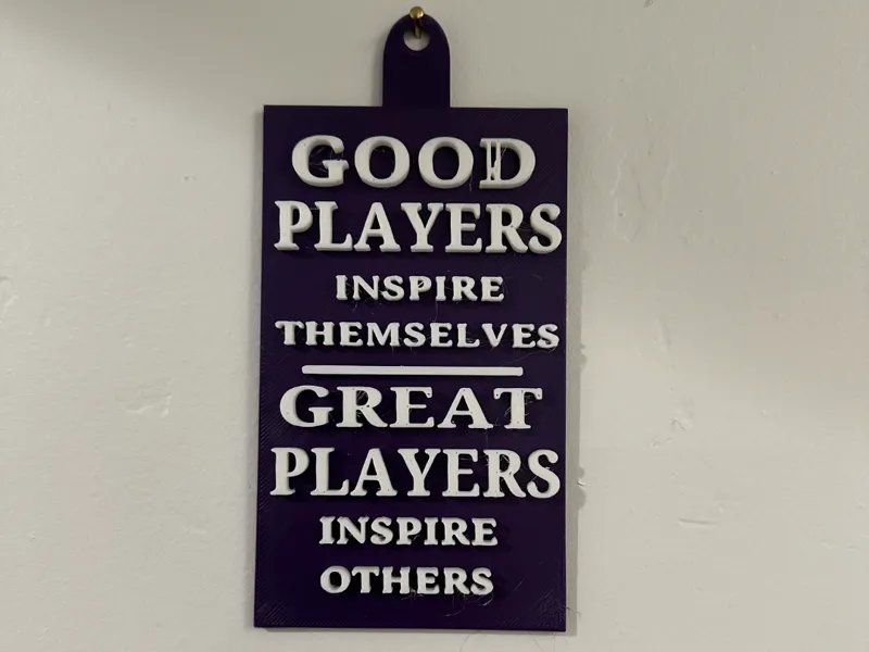 Encouragement sign
