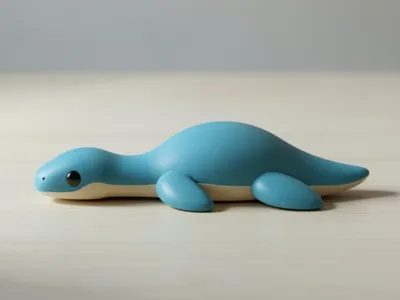 Cute Mini Plesiosaur Vinyl Toy