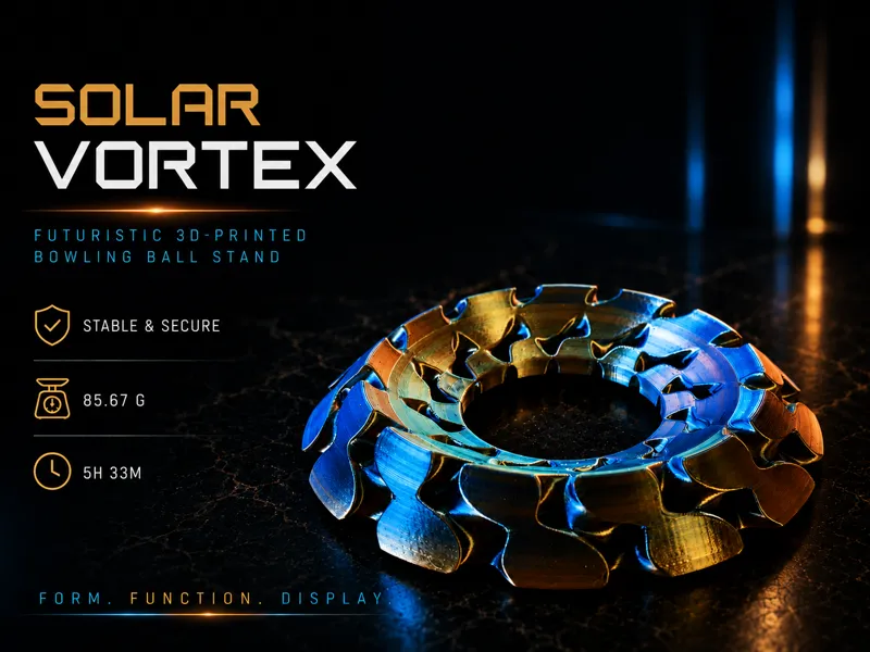Bowling Ball Holder | Solar Vortex