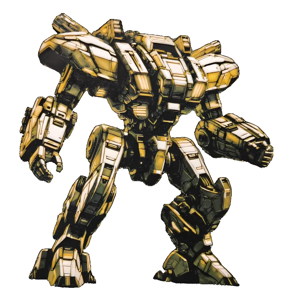 Battle Mech (200x200) - Hueforge - Free 3D Print Model - MakerWorld