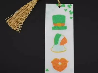St Patrick's Day Double Sided Bookmark