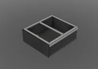 L - W190 x D240 x H80mm