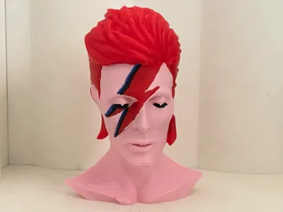 David Bowie Aladdin Sane bust