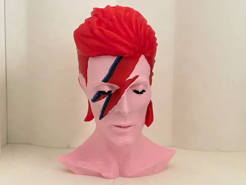 David Bowie Aladdin Sane bust