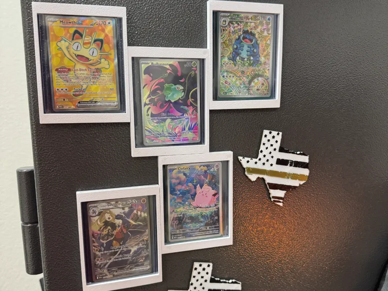 Pokemon card display for toploader 