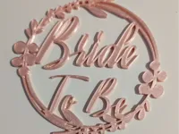Topper de gâteau « Future mariée » — photo 2
