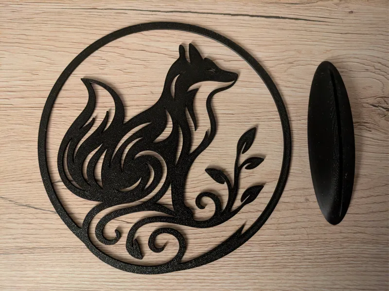 Elegant Fox Wall Art – Stylized Wall Decoration