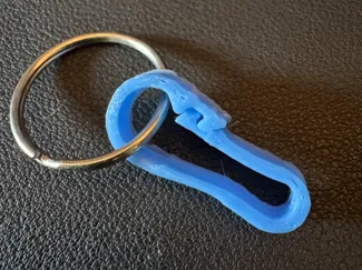 Carabiner Keychain Sized - Split Ring Equivalent
