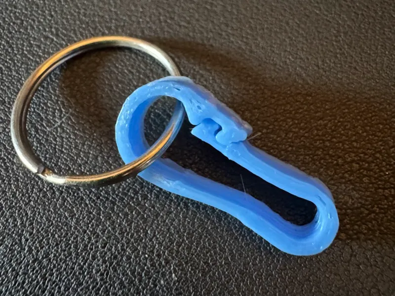 Carabiner Keychain Sized - Split Ring Equivalent