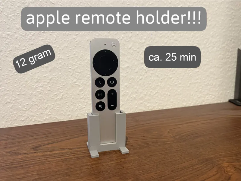 Apple remote holder